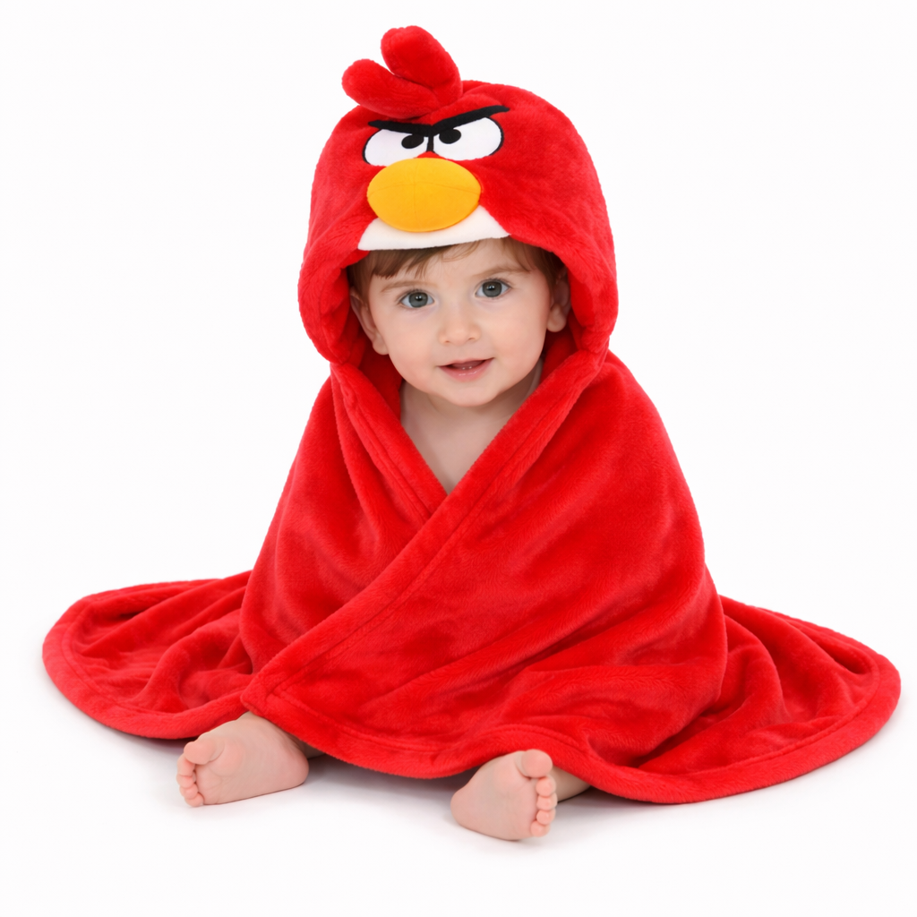 BRANDONN UltraSoft Hooded Baby Bath Towel