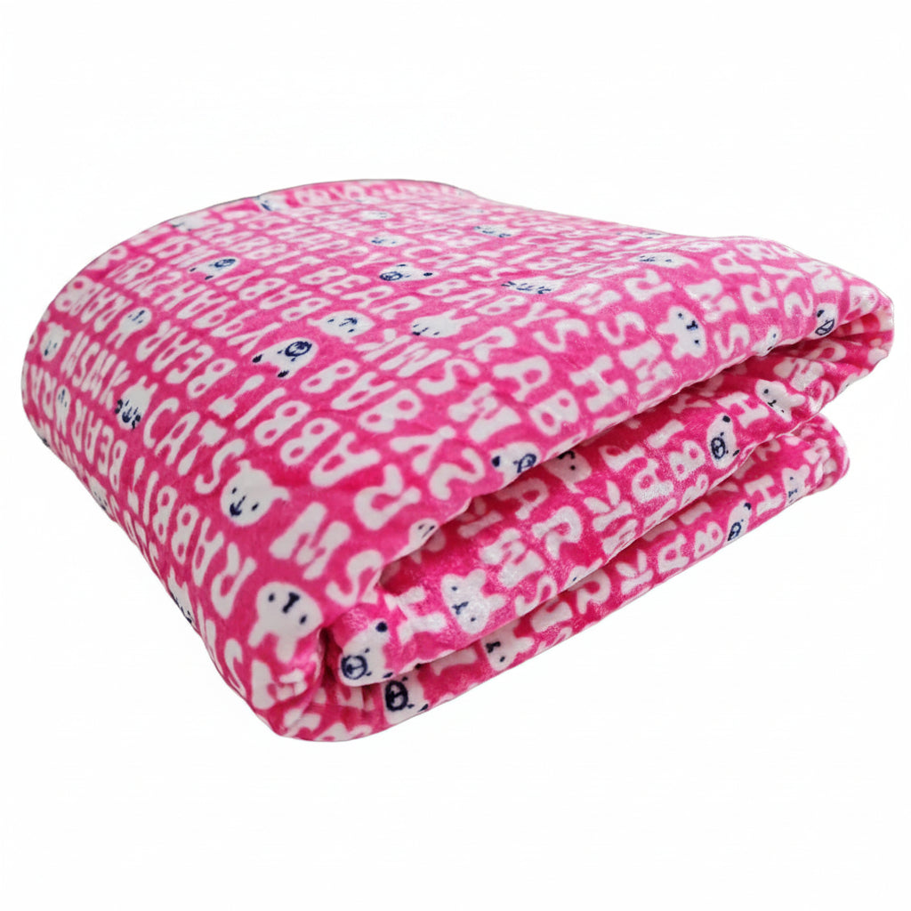 BRANDONN Newborn Baby Blanket, 3-Layer Fluffy Flannel Fur & Velvet Wrap, All-Season, Lightweight, 87×70 cm, 0–6 Months, Unisex