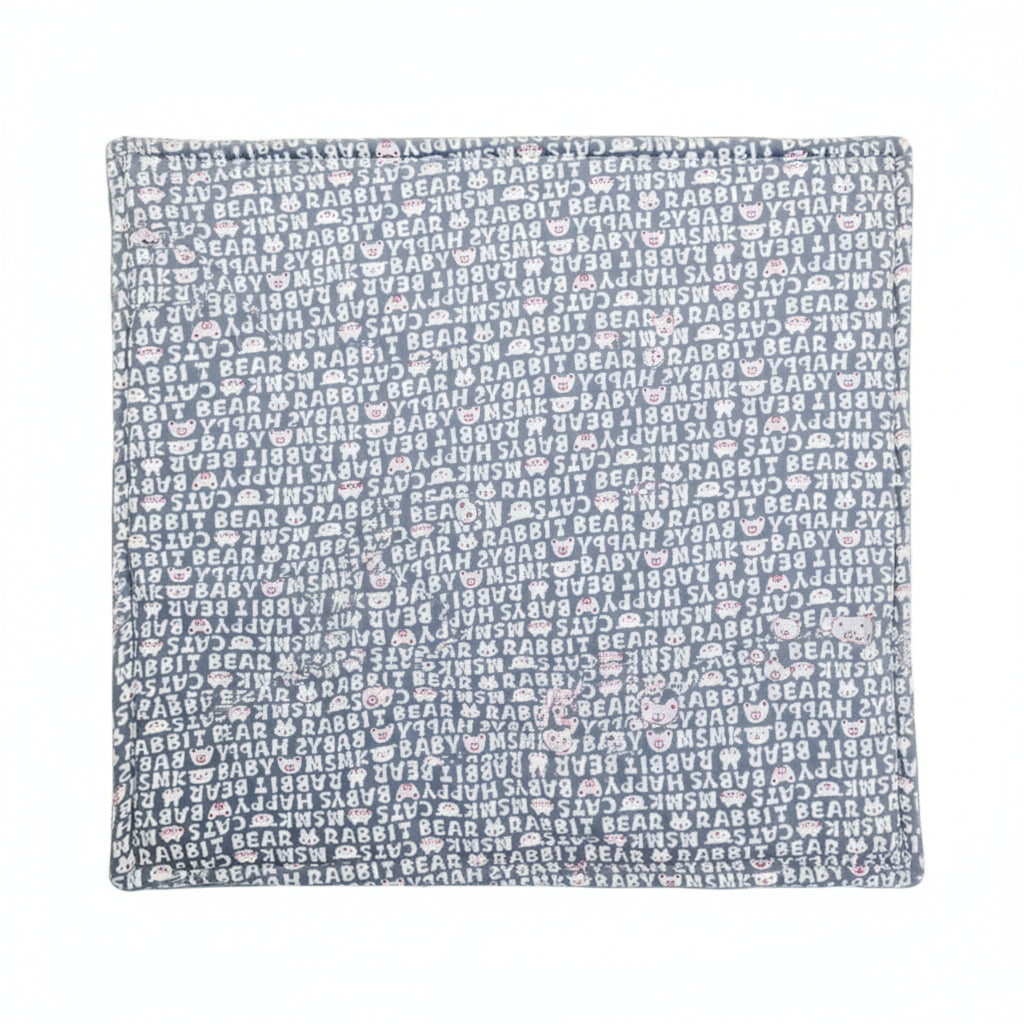 BRANDONN Newborn Baby Blanket, 3-Layer Fluffy Flannel Fur & Velvet Wrap, All-Season, Lightweight, 87×70 cm, 0–6 Months, Unisex