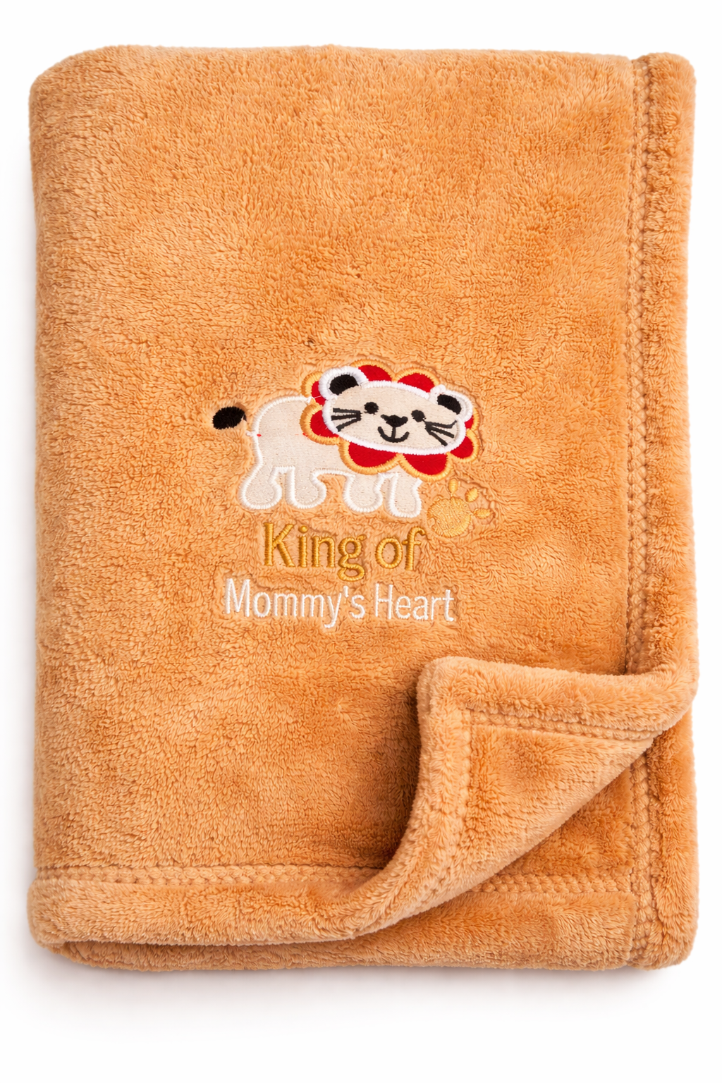 BRANDONN Baby Blanket Gift Set – Lion Crib Swaddle (0–12 Months, Pack of 1)