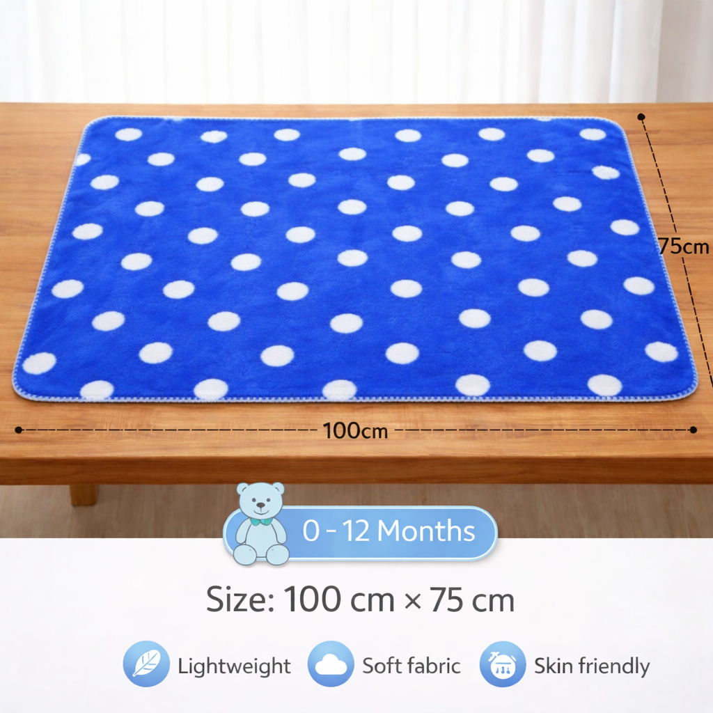 BRANDONN Newborn Baby Swaddle Blanket Gift Pack – Star Print Crib Wrapper (0–12 Months, 1 Pc)