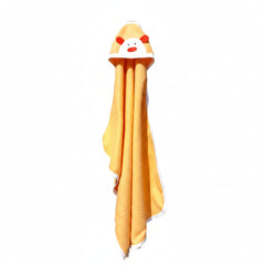 BRANDONN Newborn Combo of Shearing Velvet and Fleece Hooded Baby Blanket (Pack of 2, Beige)