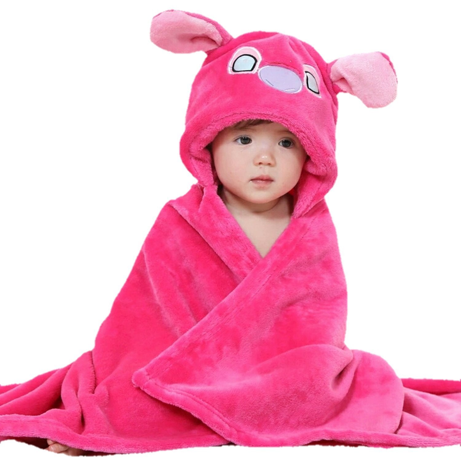 BRANDONN Newborn Furry Hooded Baby Blanket & Glacier Baby Wrapper Combo (Pack of 2)