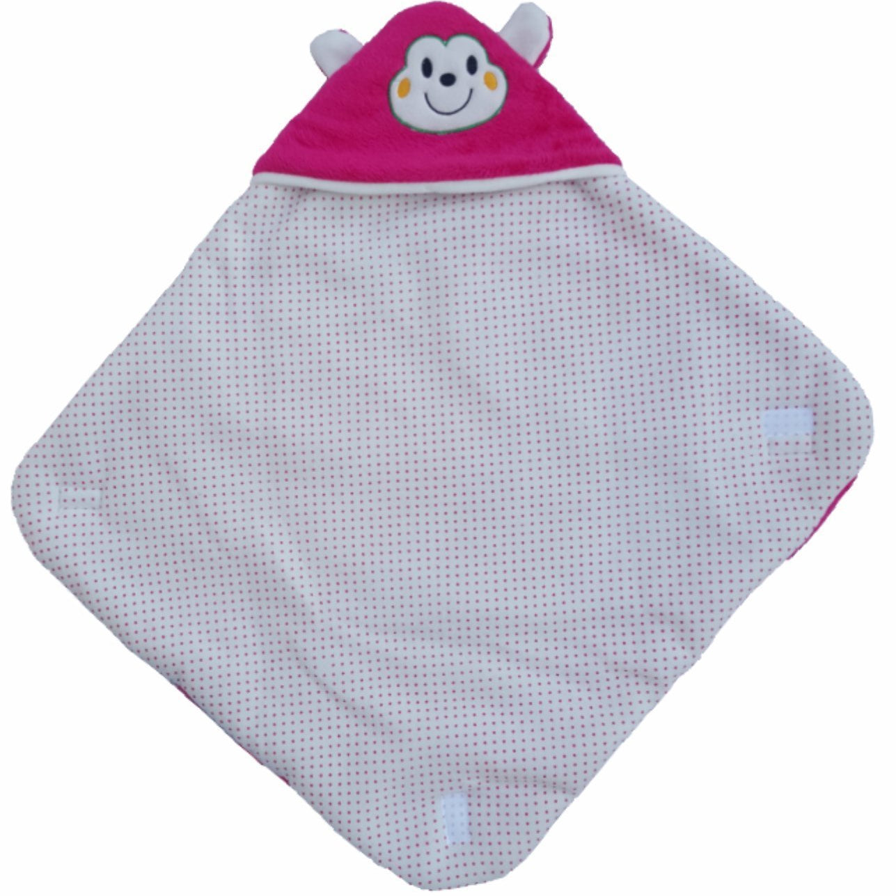 BRANDONN Newborn Furry Hooded Baby Blanket & Glacier Baby Wrapper Combo (Pack of 2)