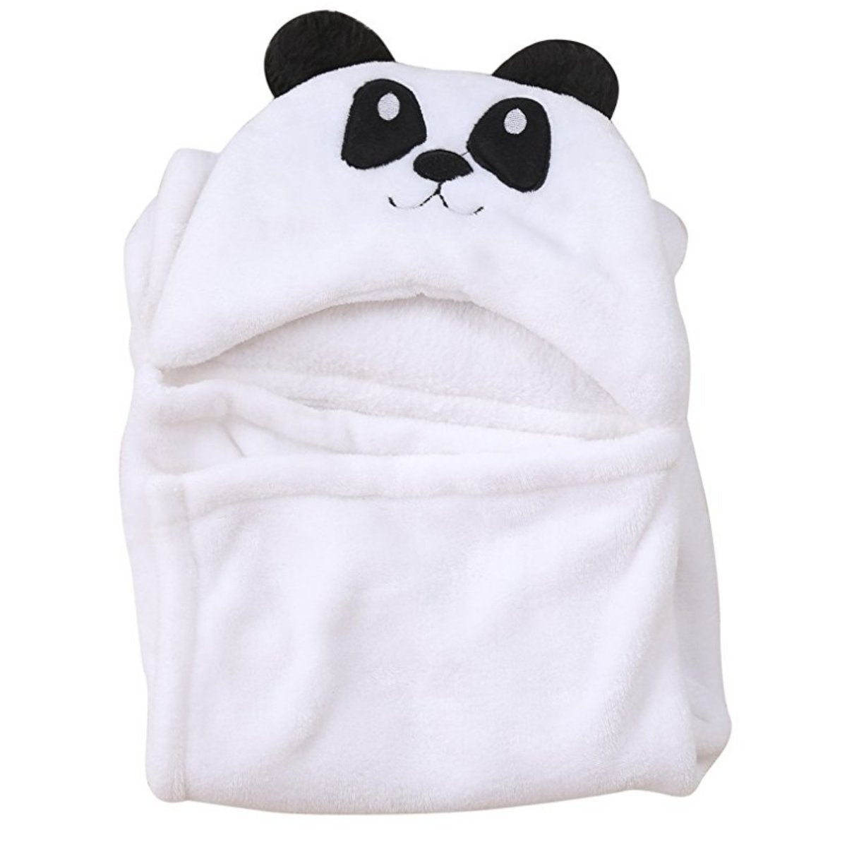 BRANDONN Newborn Furry Hooded Baby Blanket & Glacier Baby Wrapper Combo (Pack of 2)