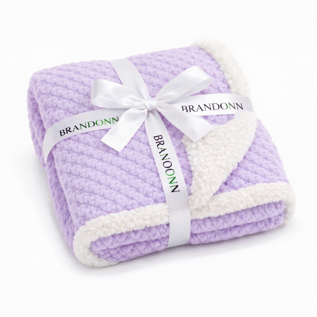 BRANDONN Newborn Baby Swaddle Blanket Gift Pack – Zigzag Design, 0–12 Months, 1 Pc