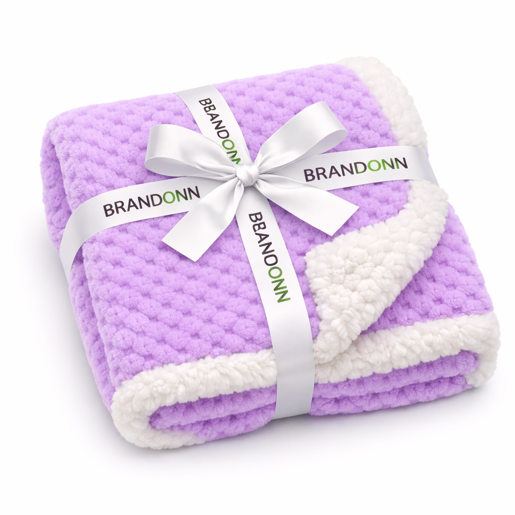 BRANDONN Newborn Swaddle Blanket Zigzag Print for Babies 0-12 Months