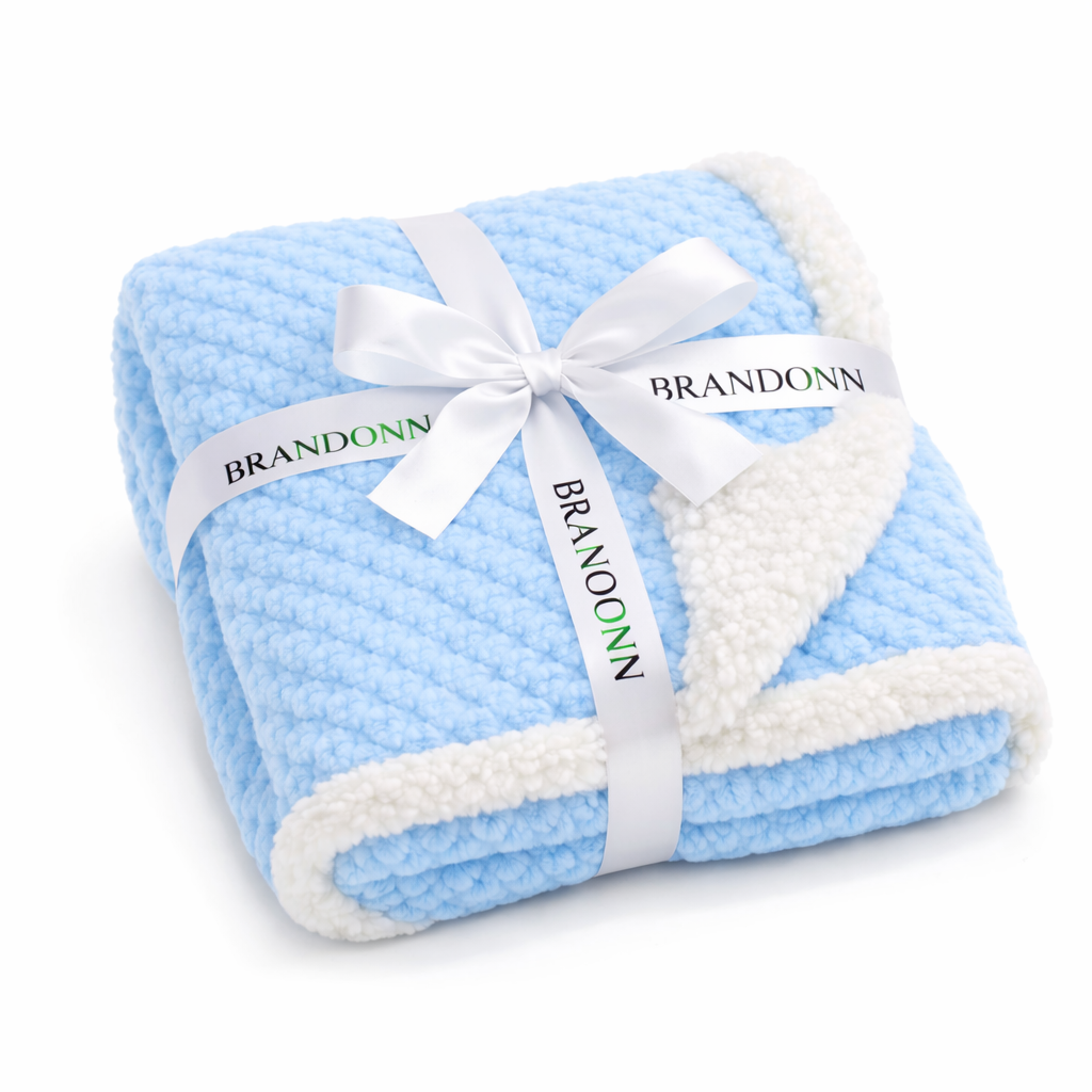 BRANDONN Newborn Swaddle Blanket Zigzag Print for Babies 0-12 Months