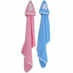 BRANDONN Extra Large Cute Hooded Side Boon Border Baby Blanket(Pack of 2, 28INCH X 36INCH)…